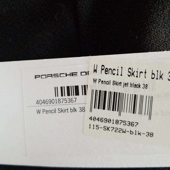 Porsche Design black pencil skirt - Picture 4 of 8